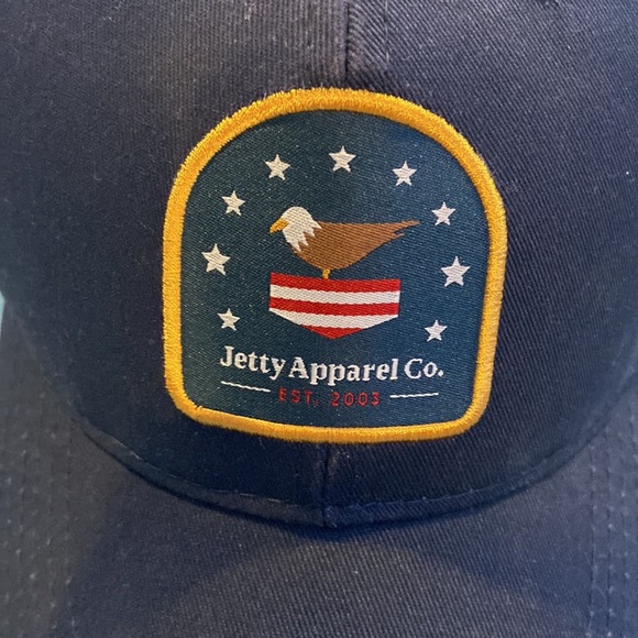 Navy Blue Jetty Apparel Adjustable Trucker Hat - Picture 4 of 4